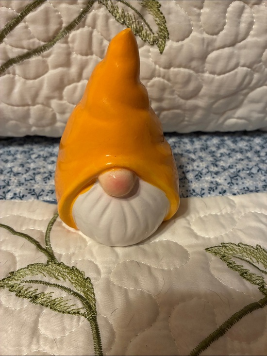 unbranded Other - Small Yellow Ceramic Gnome Figurine